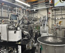   Part of the apparatus used to photograph proteins.