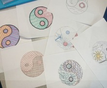 Yin yang maths asian heritage